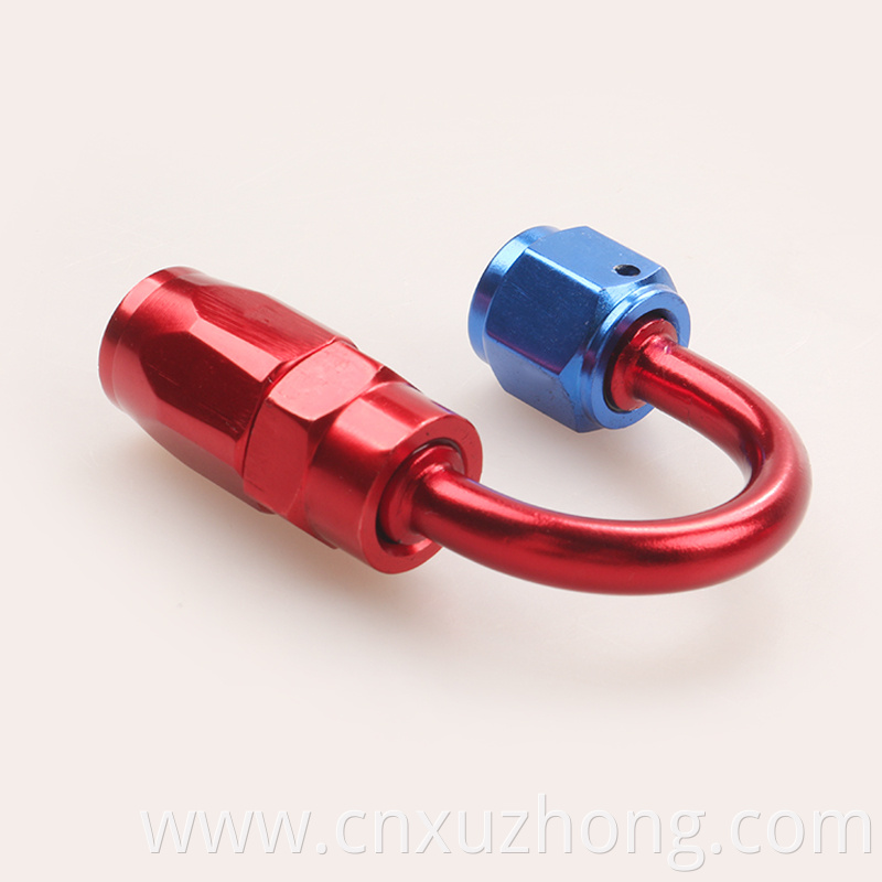 AN4 45Degree Aluminum Alloy Oil cooler hose fitting